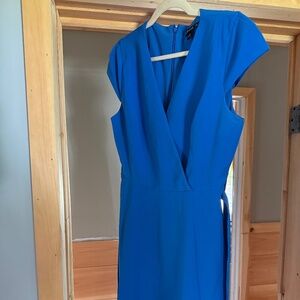 Black Halo Blue Short Dress